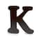 12 Pack: 2.5" Black MDF Whimsy Letter by Make Market®